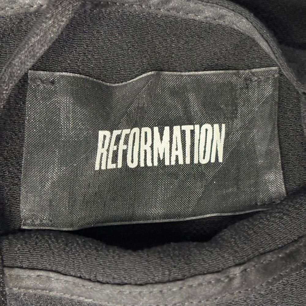 Reformation Women's Black Dress - Picture 6 of 6
